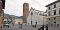 A view of Pietrasanta, a charming town in Tuscany 