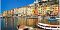 Maravillosa vista de un pueblo de Cinque Terre, Italia