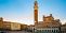 View of Piazza del Campo in Siena, Tuscany