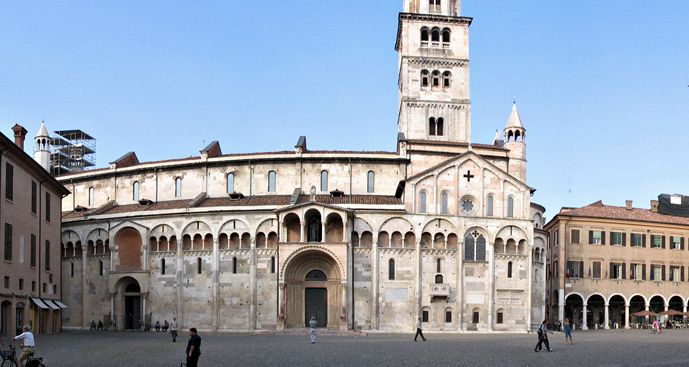 The Piazza Grande of Modena - Italy