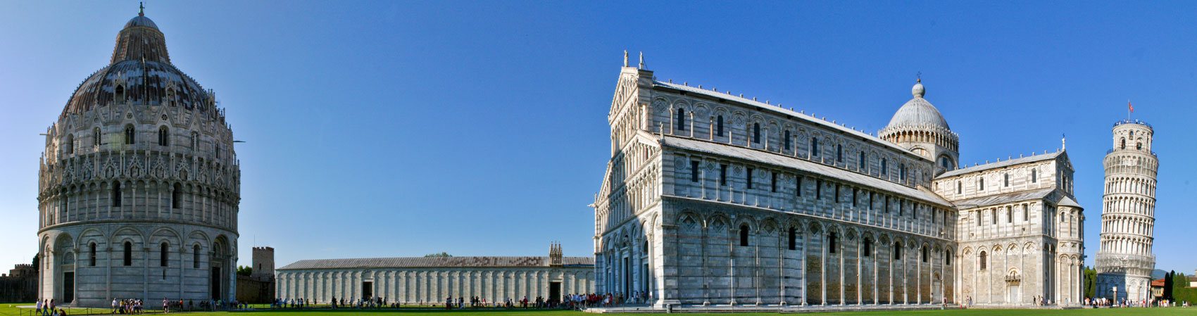 La Plaza de los Milagros y la Torre Inclinada de Pisa, Italia